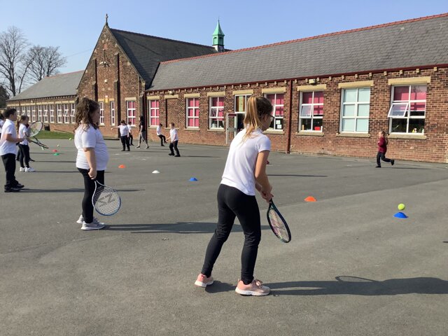 Image of Tennis in the sunshine